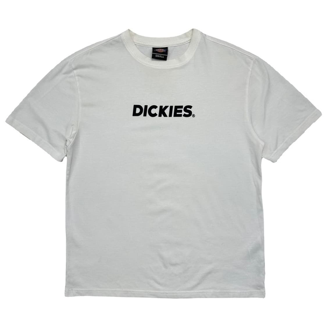 DICKIES 베이직 반팔 티 화이트 S 상품이미지1