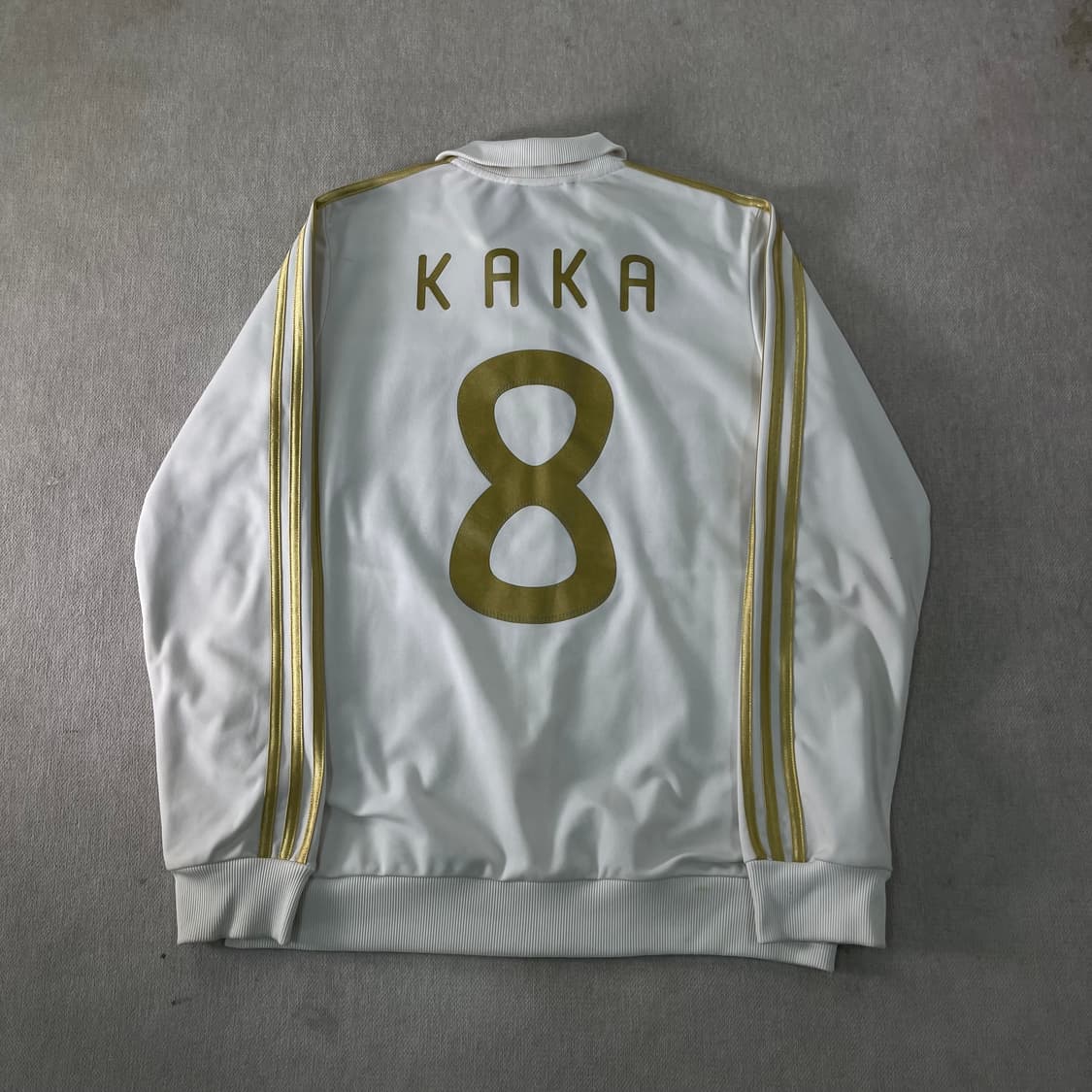 100 아디다스 카카 레알마드리드 8번 화이트 골드 져지 상품이미지2