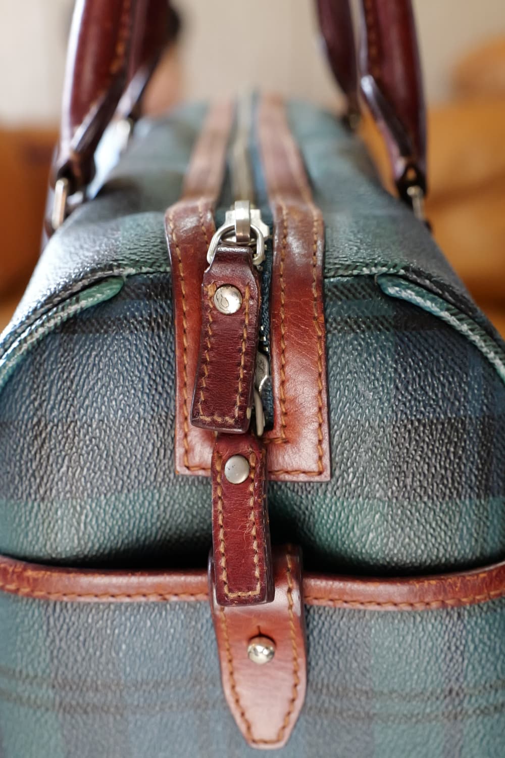 폴로 랄프로렌 타탄 체크 미니 보스턴백 상품이미지6