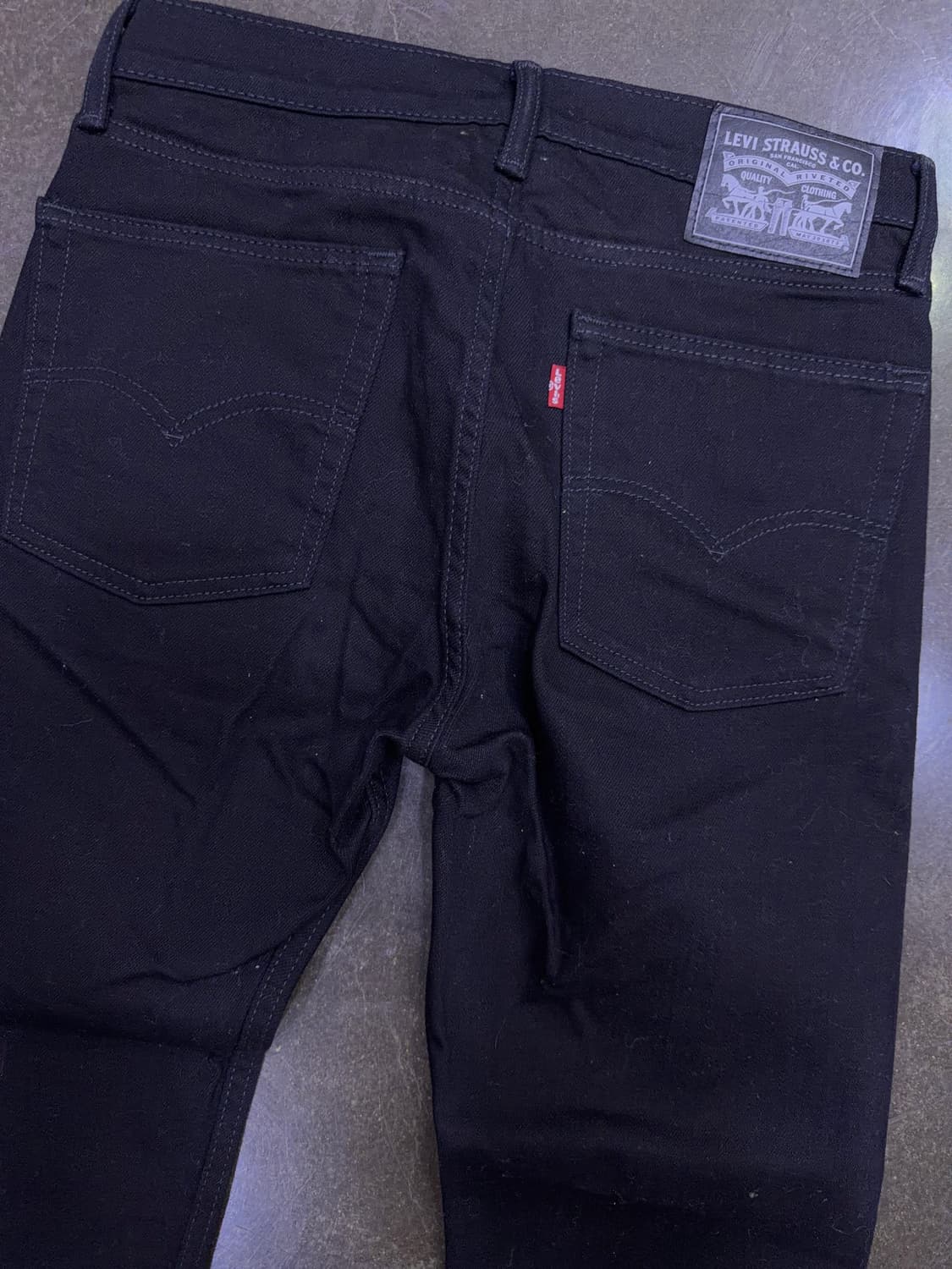 리바이스 슬림 스키니핏 블랙진 블랙 데님팬츠 30 상품이미지6