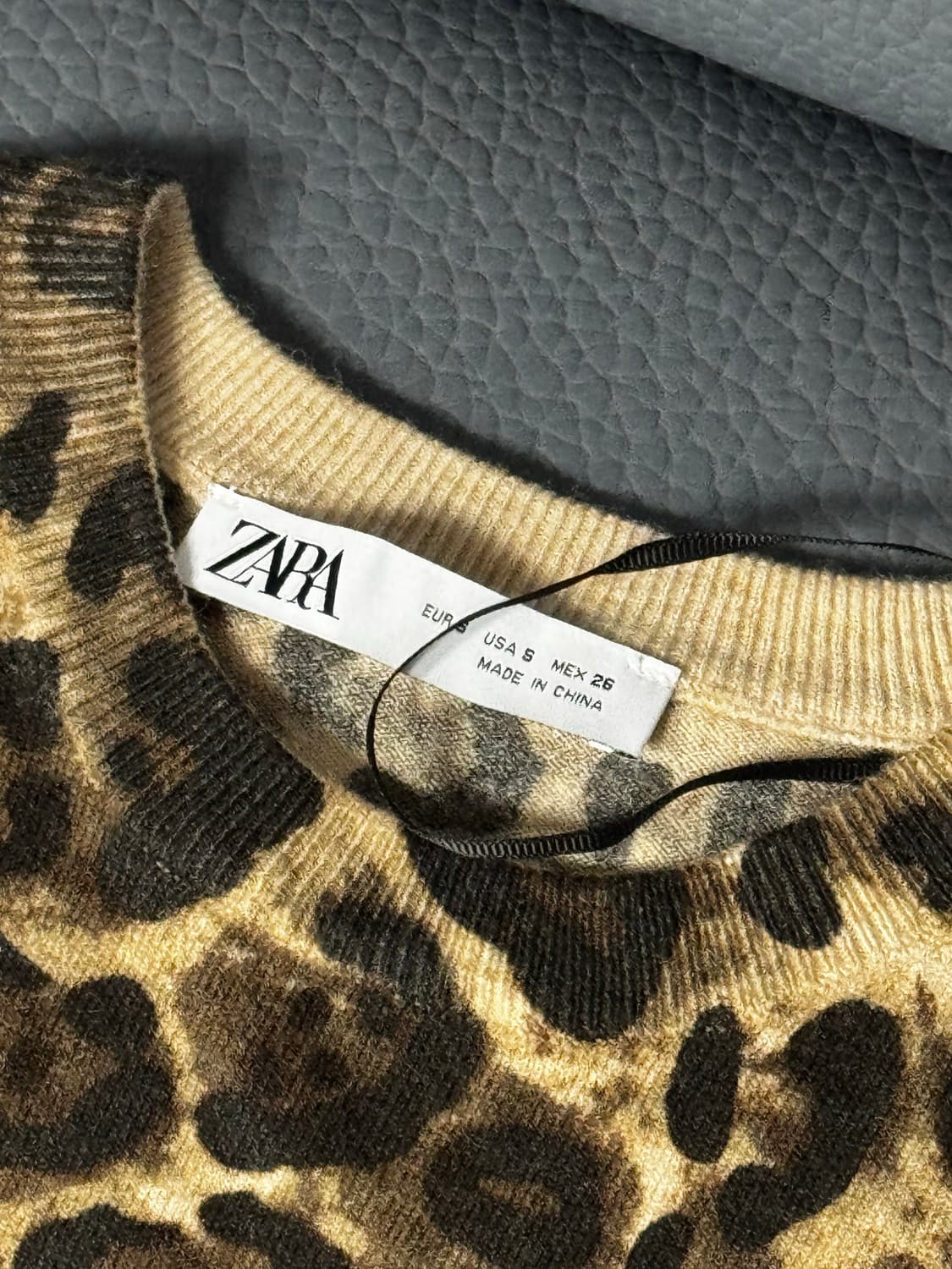 자라 레오파드 니트 S 상품이미지2
