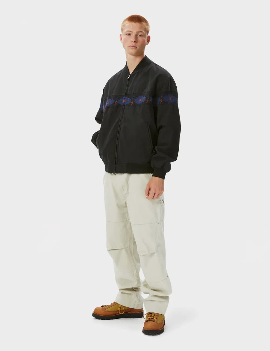 디스이즈네버댓 봄버자켓 Lined Bomber Jacket Black M 상품이미지3