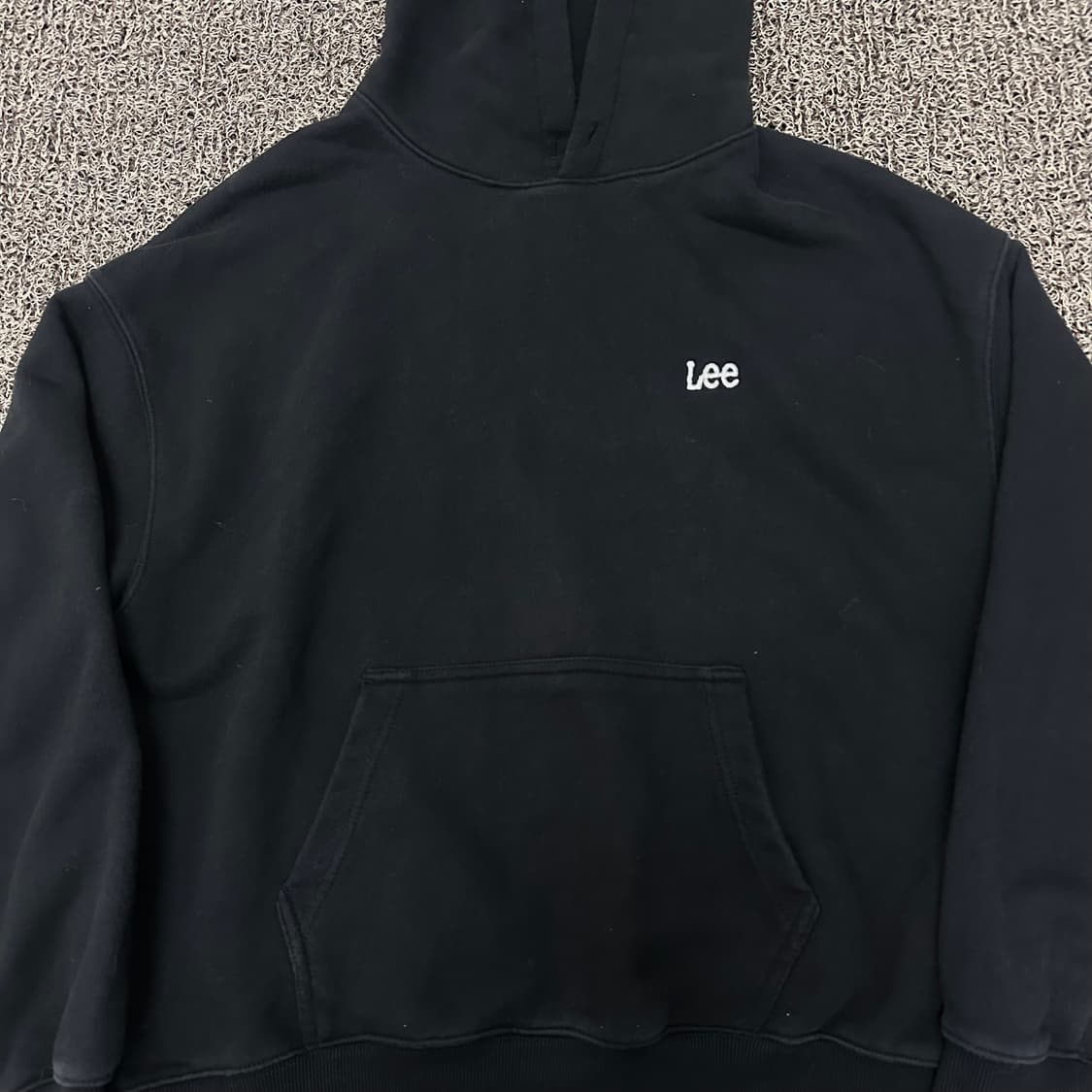 LEE 리 후드티 검정색 블랙 L 상품이미지2
