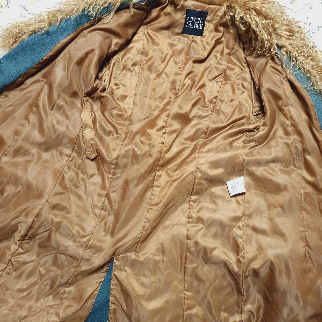 세실맥비 빈티지 리얼 티벳 램퍼 스터드데님 코트 오네갸루 라떼갸루 y2k 상품이미지8