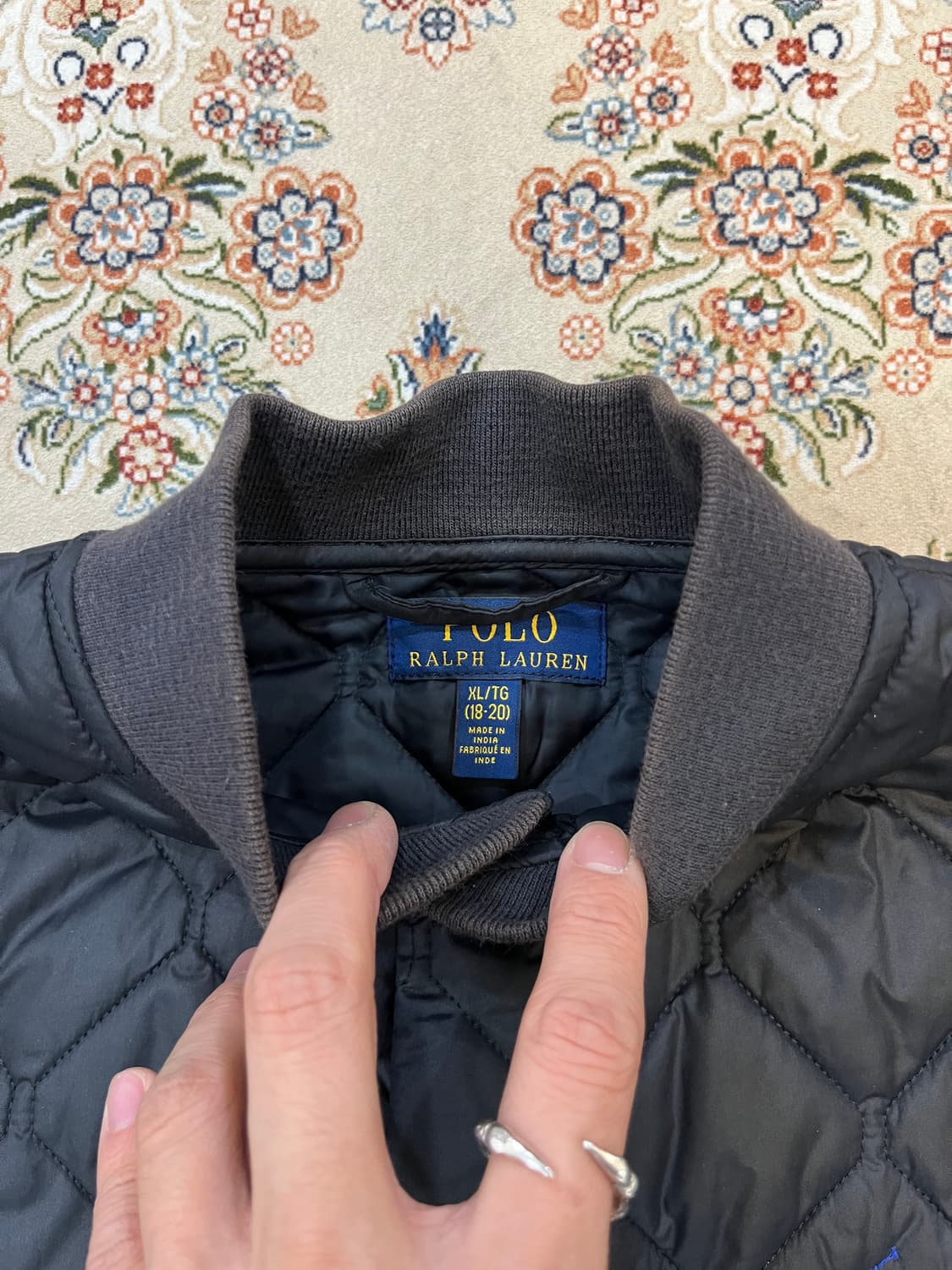 폴로 랄프로렌 포니 로고 퀼팅 자켓 상품이미지5