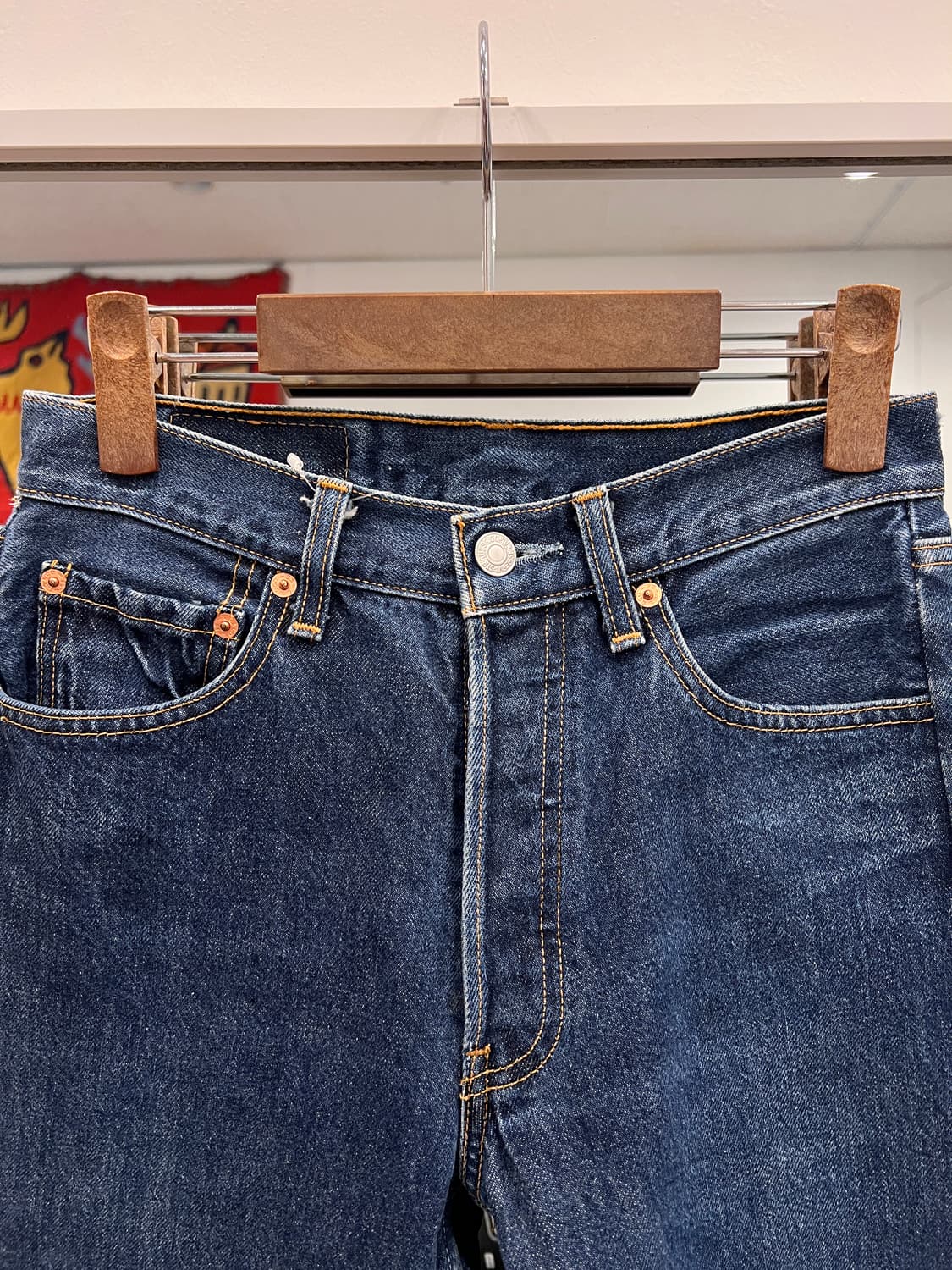 00s Levis 리바이스 501 데님 팬츠 (26-27inch) 상품이미지2