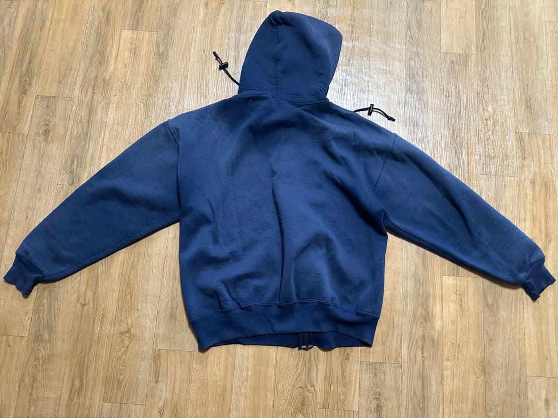 90s sunfaded russell hoodie zip up L 상품이미지7