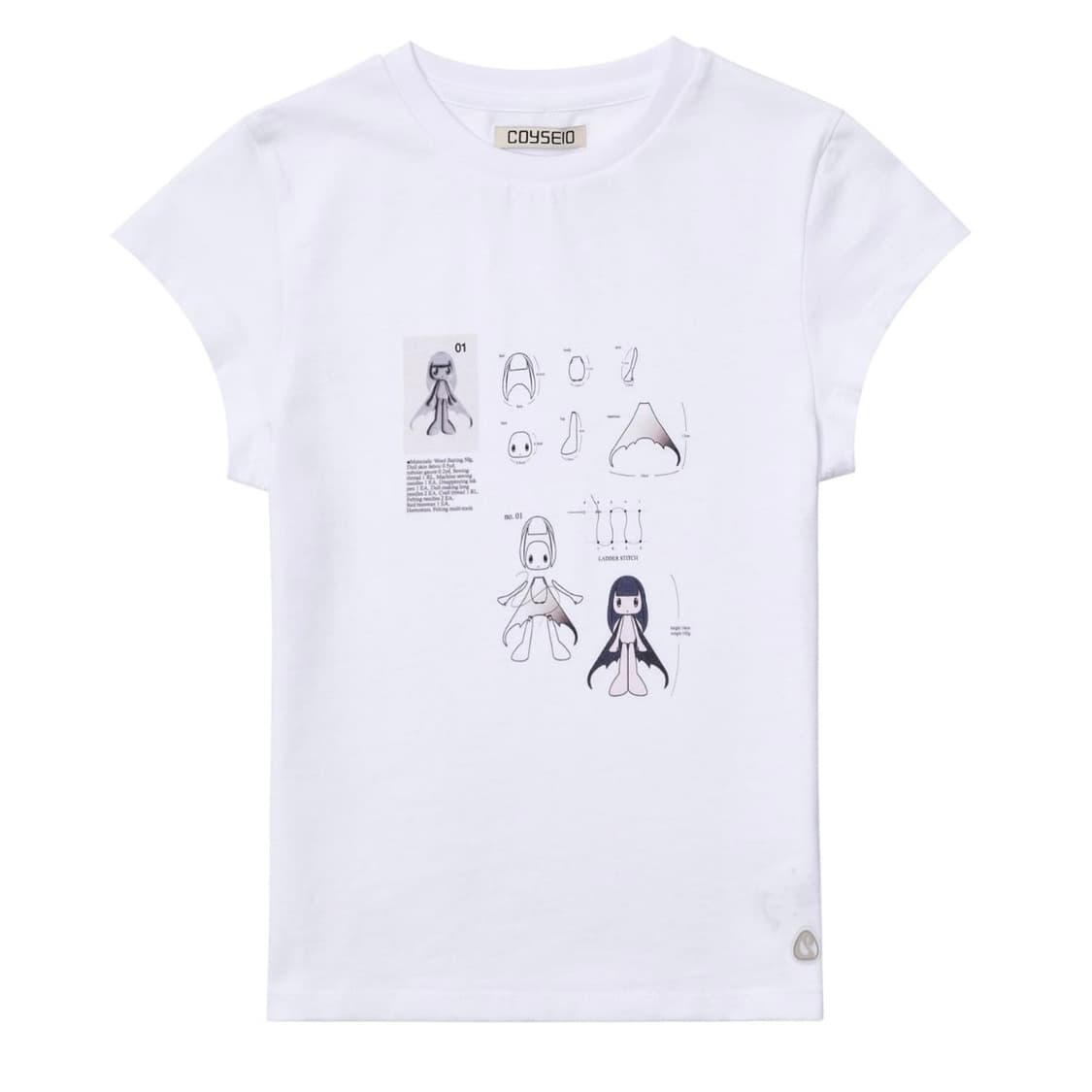 코이세이오 레그나 티셔츠 화이트 상품이미지1