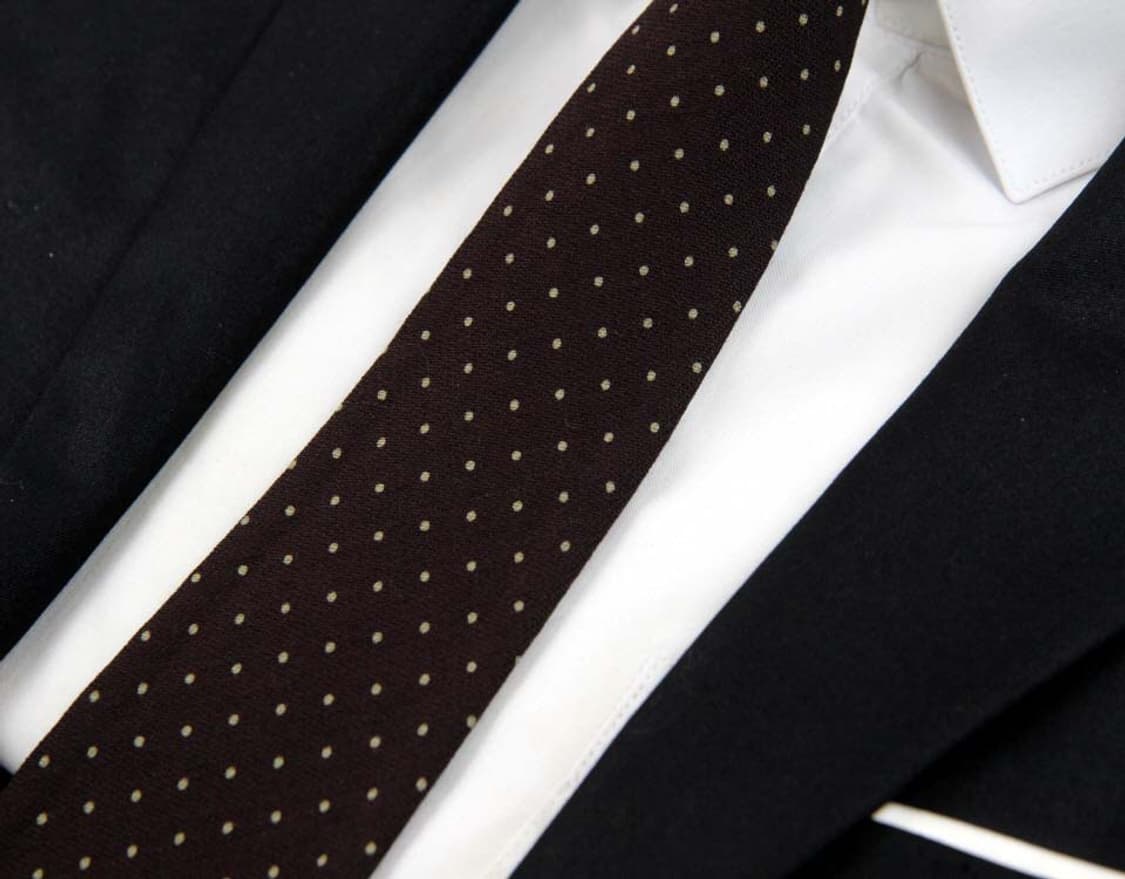 밀라숀 8.2cm A+등급 양면 울 니트 남자 명품 넥타이 상품이미지7