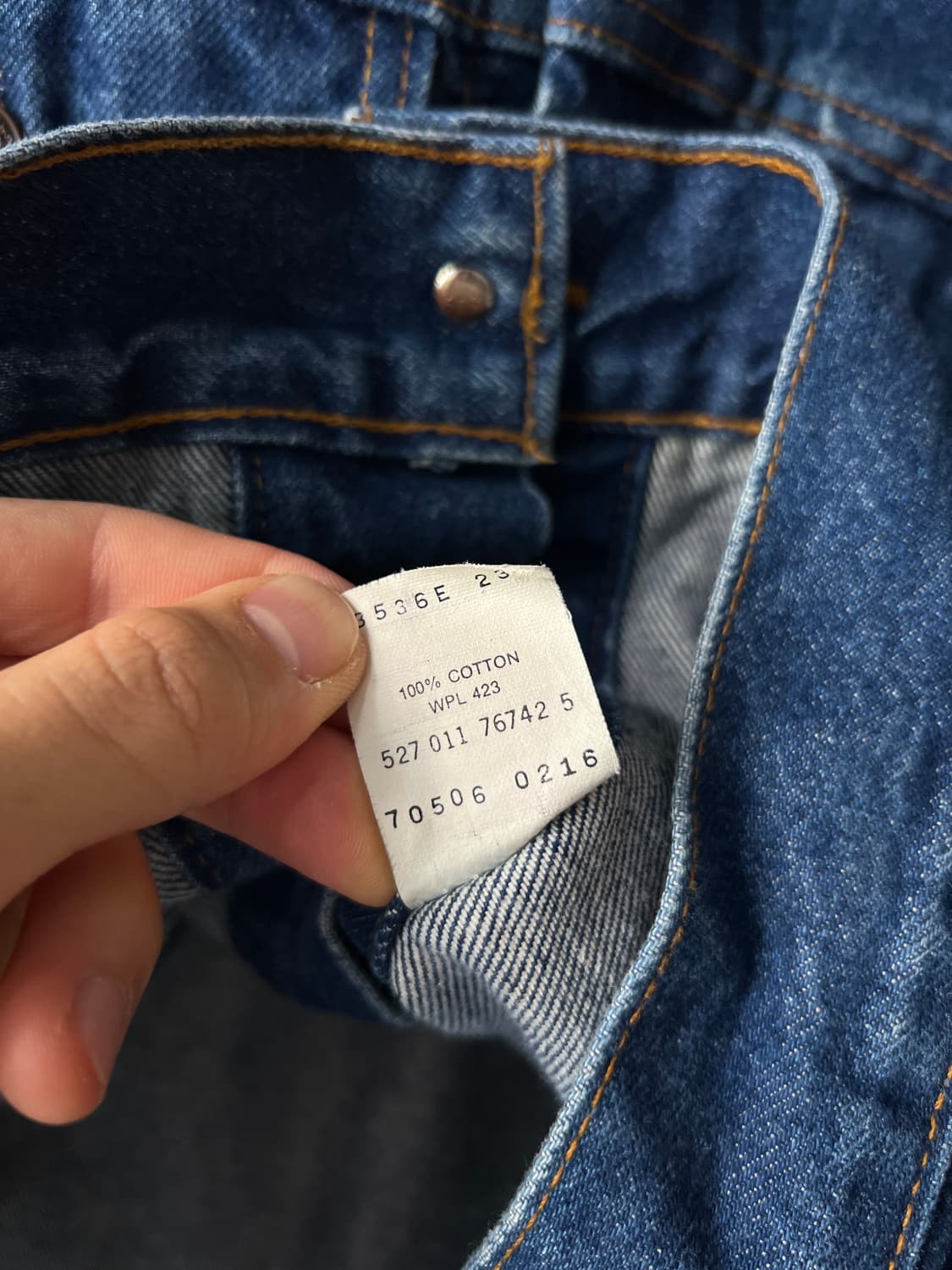 [XL]90's 리바이스 USA Made 70506-0216 트러커 자켓 상품이미지8