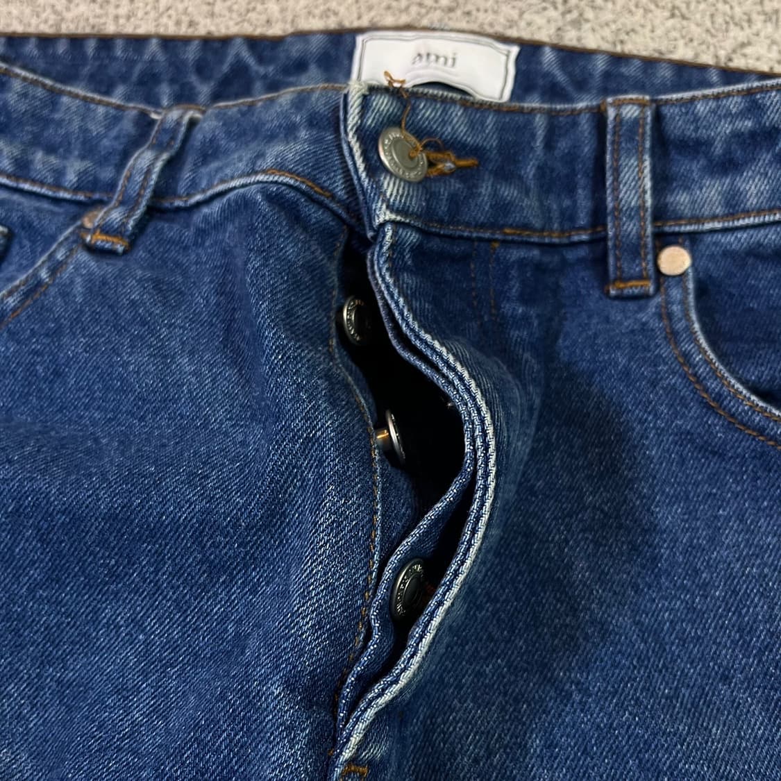 ami 아미 데님 와이드 팬츠 상품이미지2