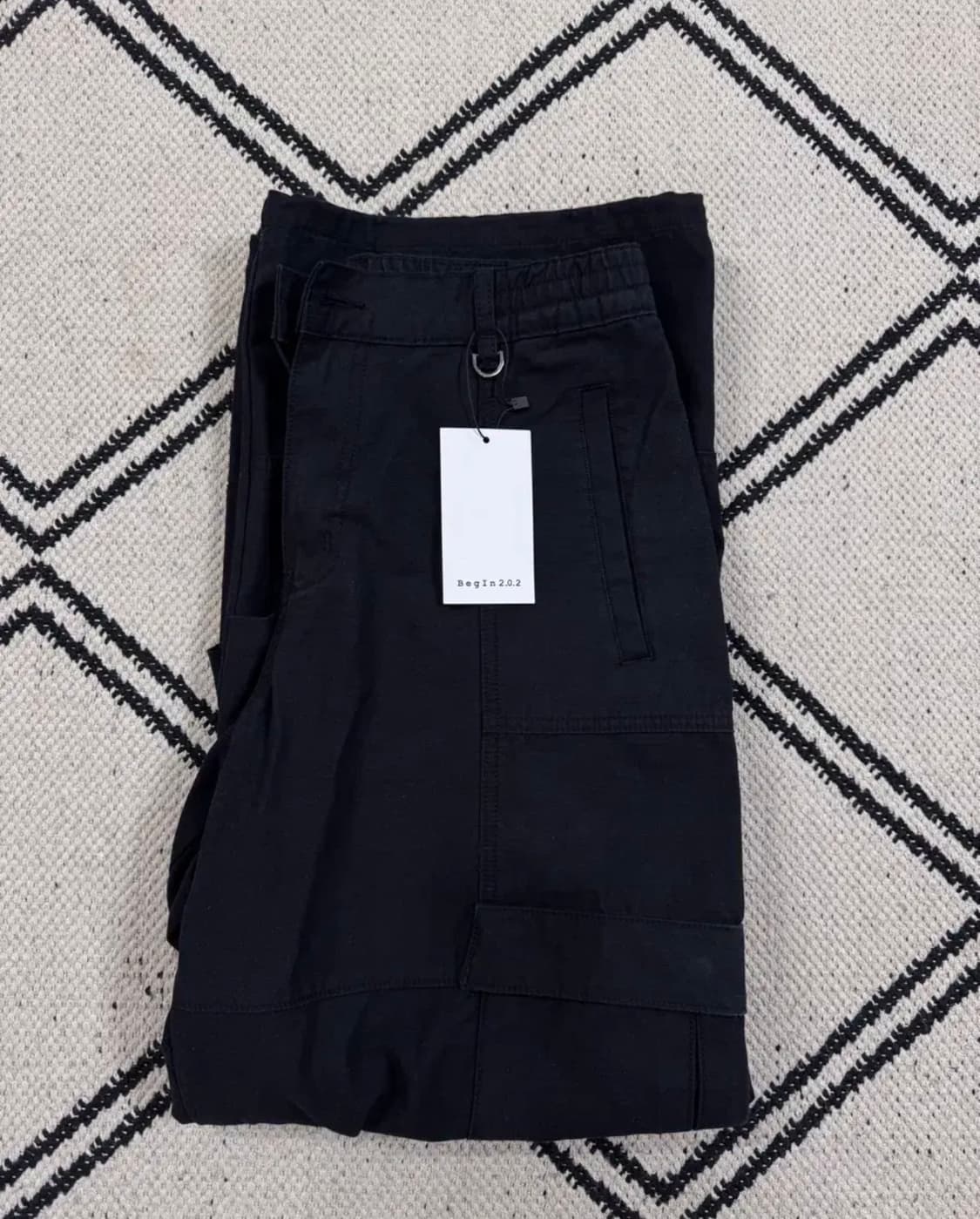 [2] 비긴202 모듈러 카고 팬츠 - 블랙 판매합니다 상품이미지4
