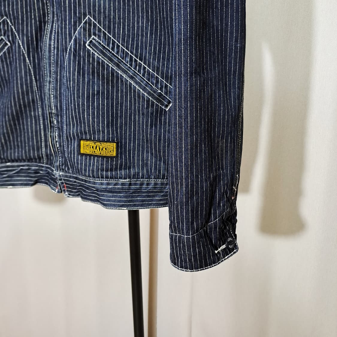 (택포) 리타 코듀로이 카라 히코리 데님 워크자켓 XL B450 상품이미지4