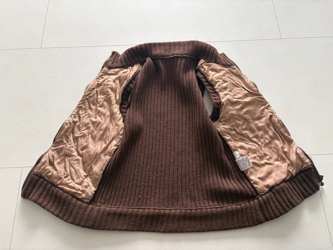 faux fur knit vest 상품이미지3