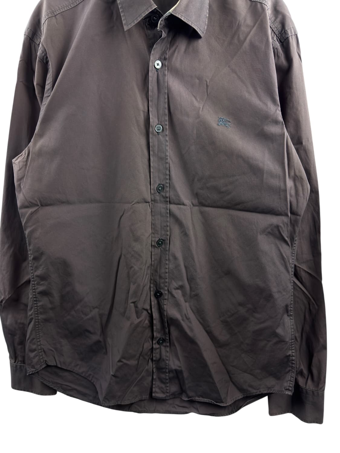 버버리 브라운 자수 셔츠1342 상품이미지4