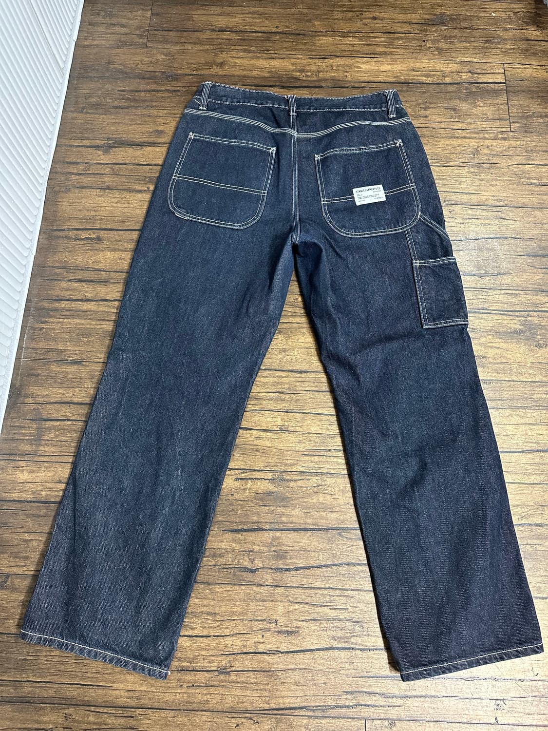 STABLE GARMENTS 카펜터 와이드 데님팬츠 32 상품이미지2