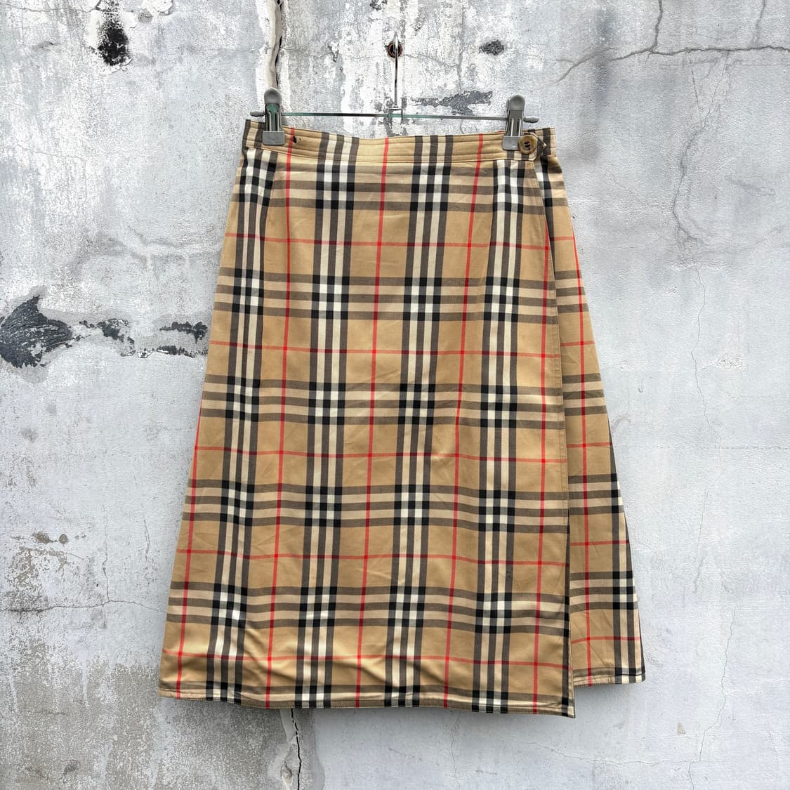 Burberrys 90s 버버리 노바체크 리버시블 양면 스커트 상품이미지1