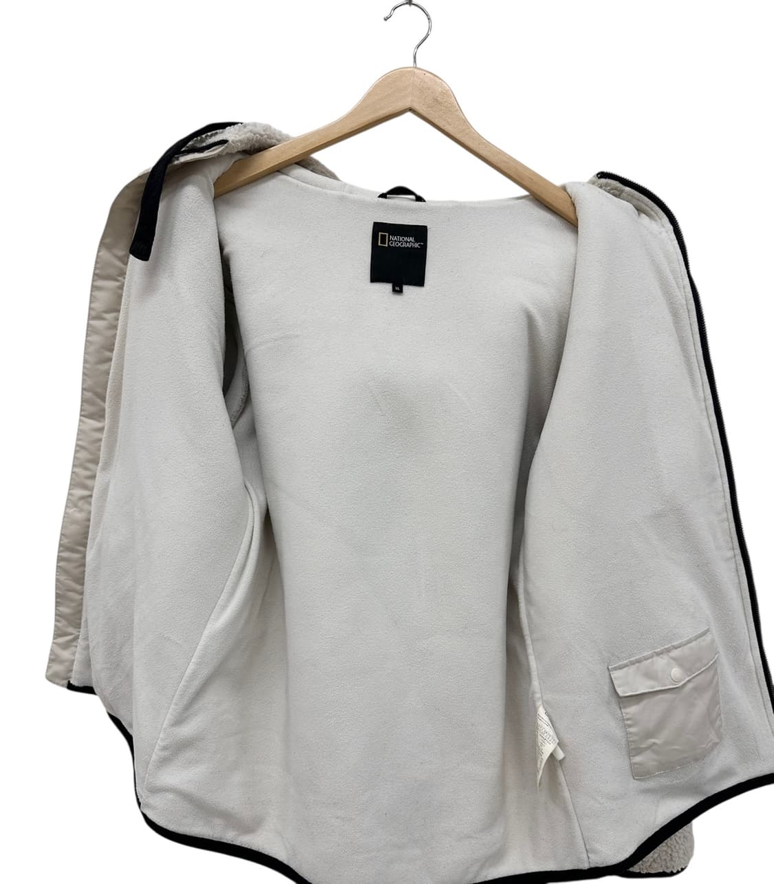 내셔널지오그래픽 뽀글이 후리스 플리스 아이보리 (XL) 상품이미지8