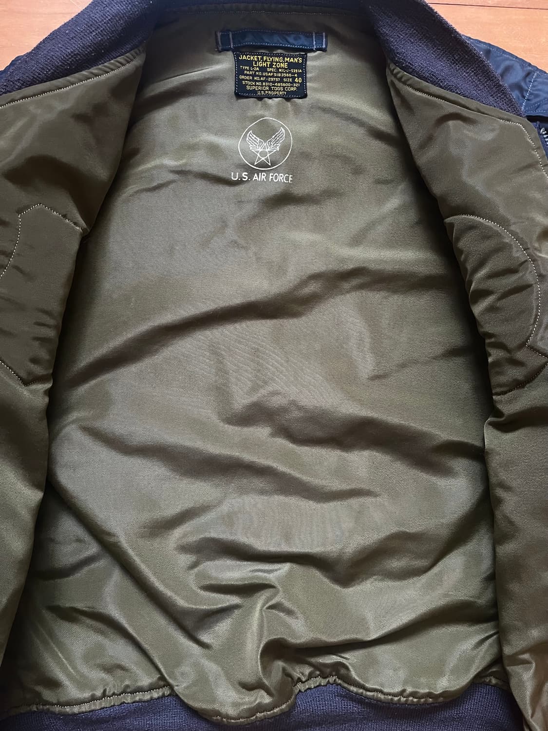 500벌 한정 버즈릭슨 L-2A 자켓 40 [No 453/500] 상품이미지6