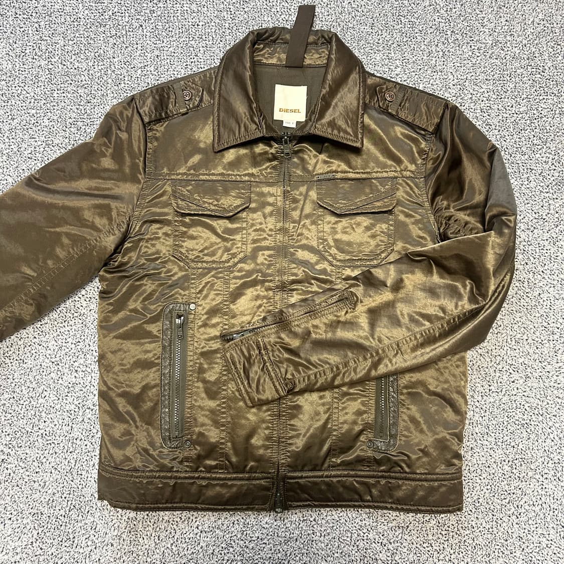 Diesel Metallic Nylon Jacket. 상품이미지6