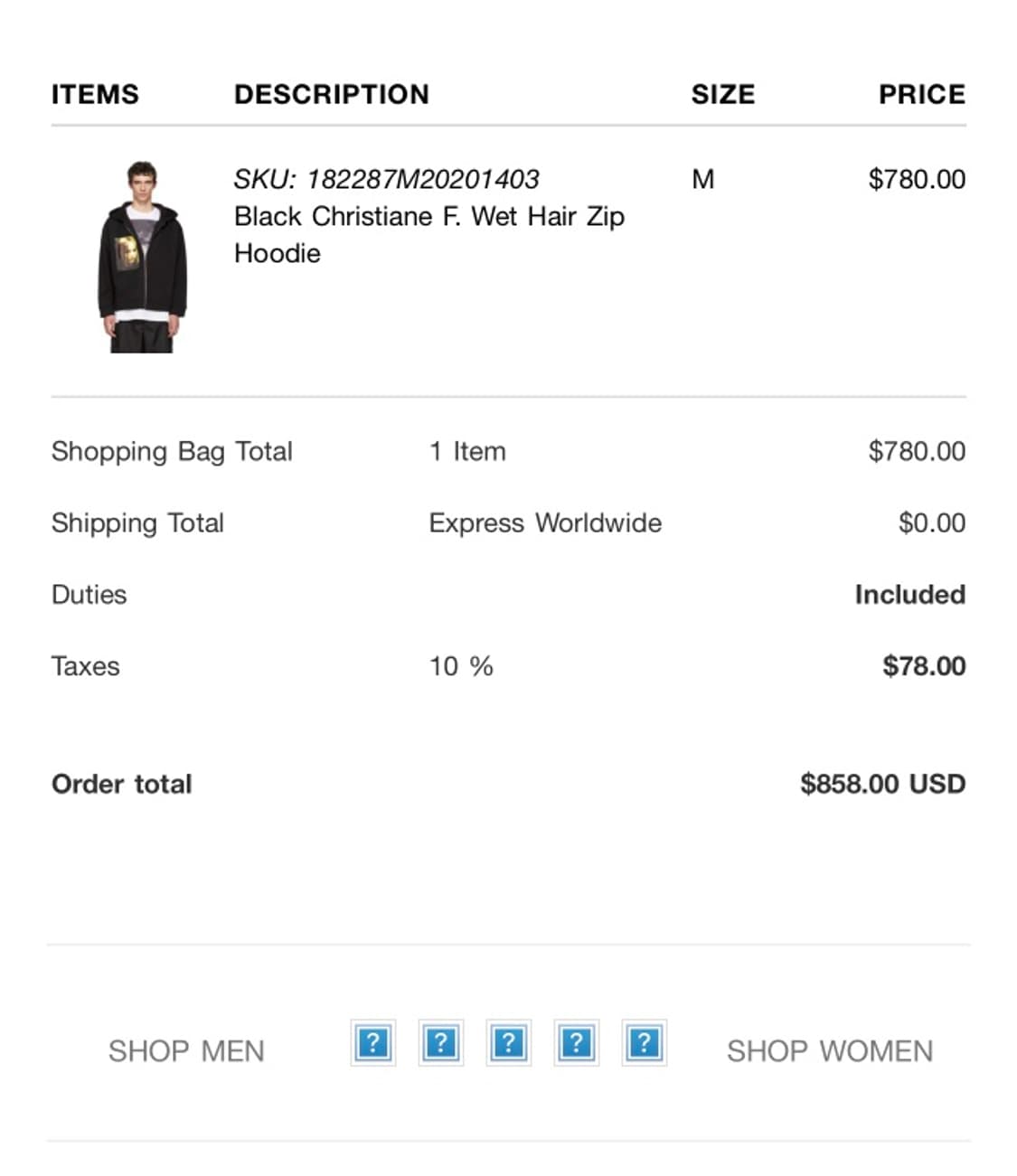 라프시몬스 케이트모스 후드집업 M 상품이미지6