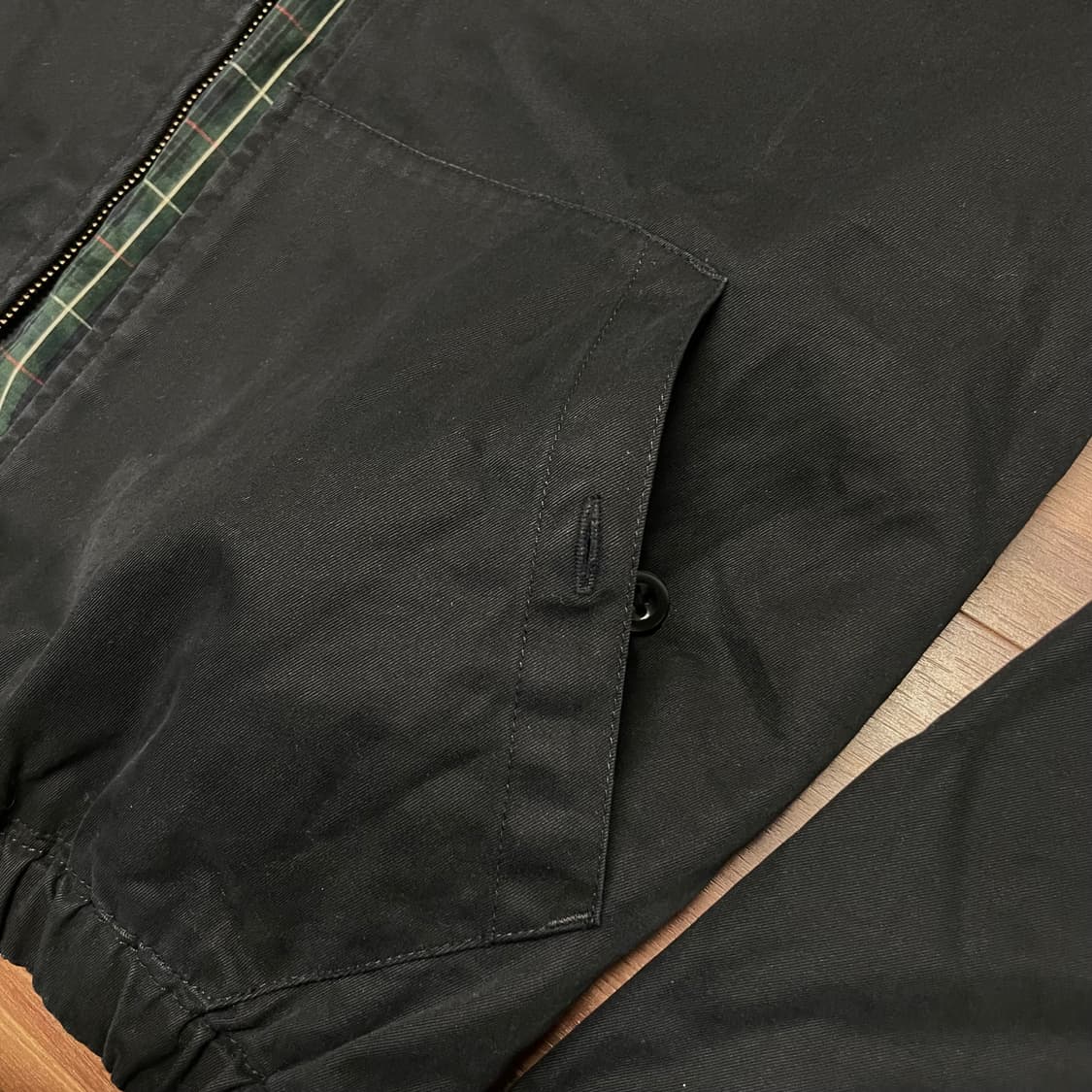 폴로 블랙 베이포트 스윙탑 해링턴 헤링턴 드리즐러 봄버 블루종 자켓 l 상품이미지3