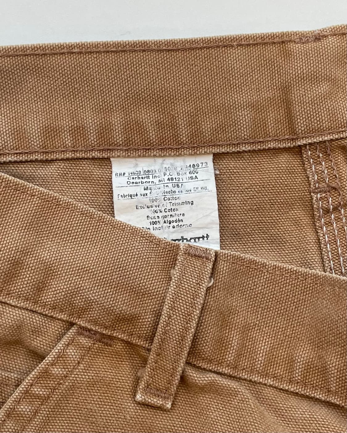 Carpenter pants (B11) 칼하트 카펜터 팬츠 싱글니 34” 상품이미지3