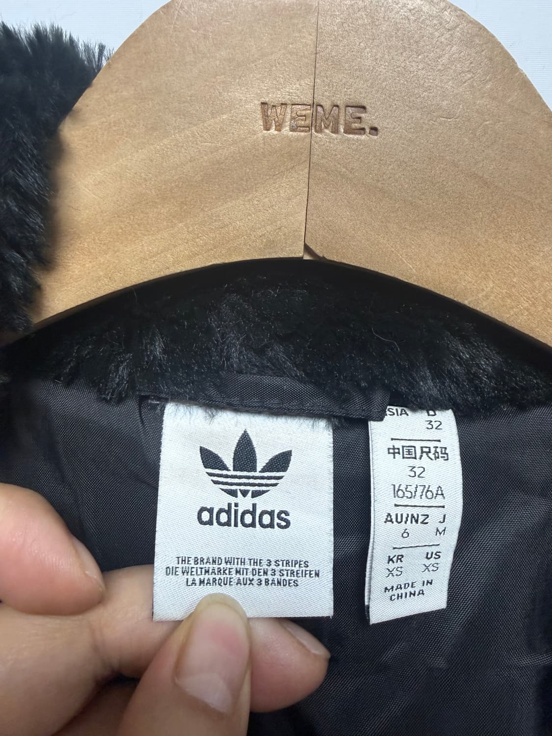 아디다스 퍼 후드집업 상품이미지3