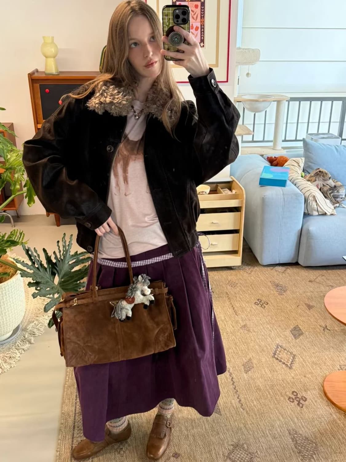 Local tag 가죽 코트 상품이미지6