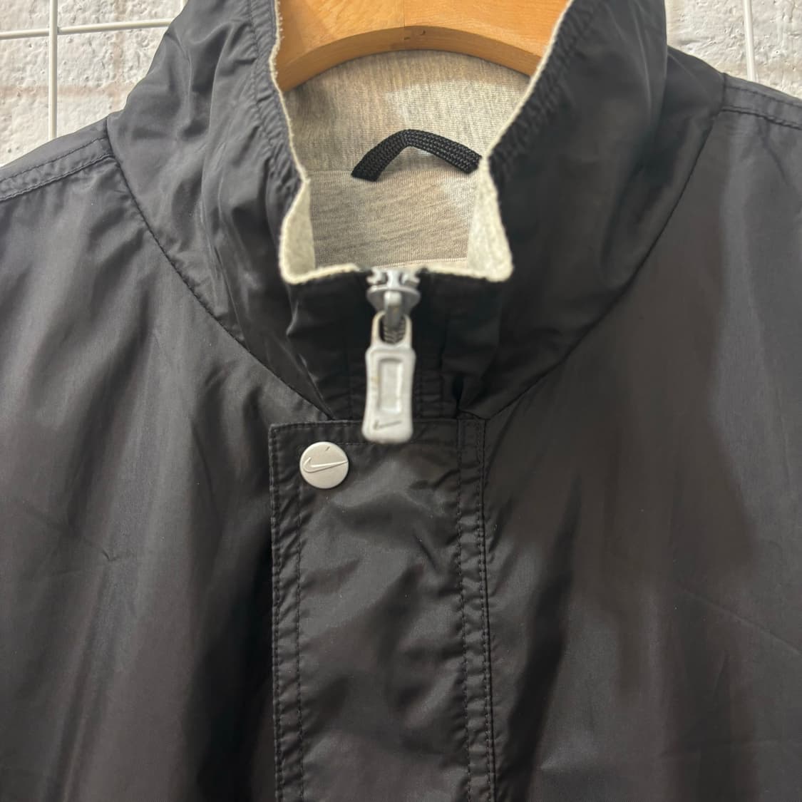 90s 나이키 올드스쿨 블랙 바람막이 2XL 상품이미지6