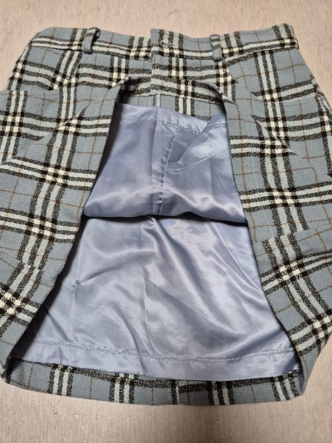 스컬프터 체크 미니스커트 상품이미지4