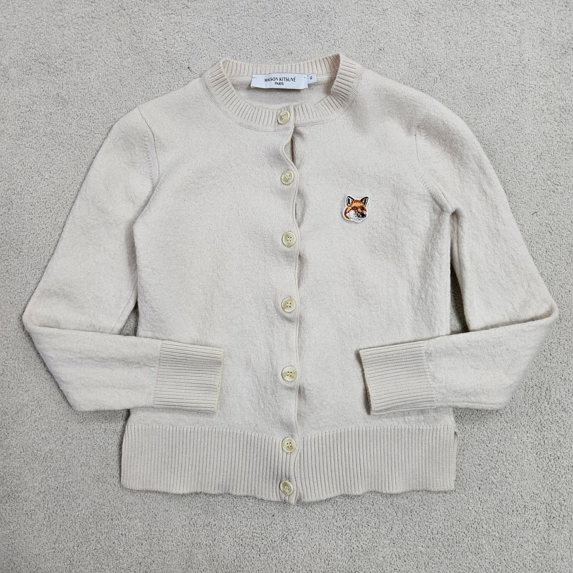 메종키츠네 울 가디건 XS 상품이미지2