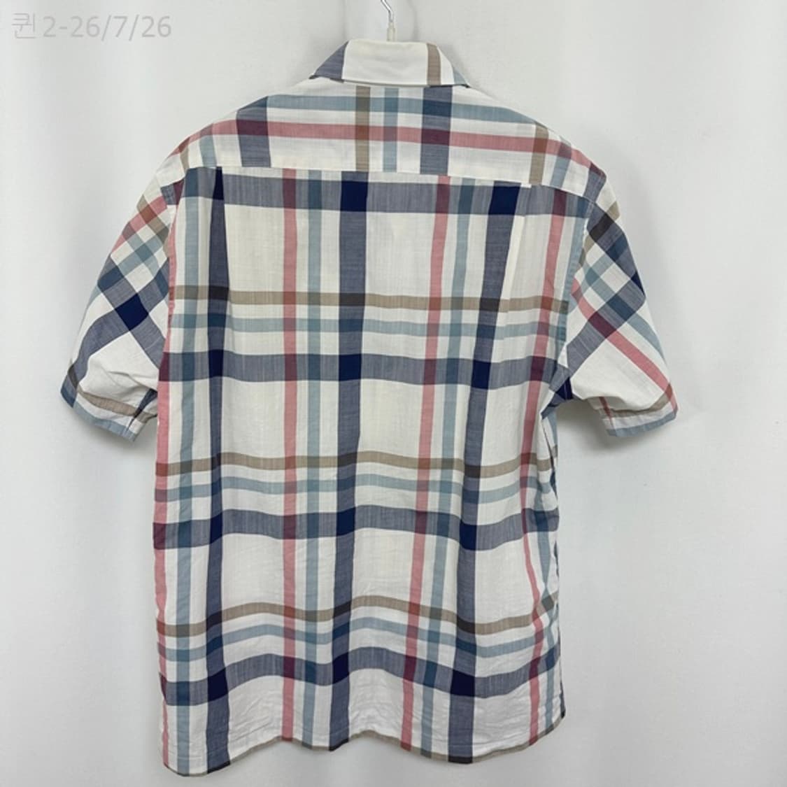 닥스 남자 체크 남방/셔츠 반팔셔츠 100 상품이미지8