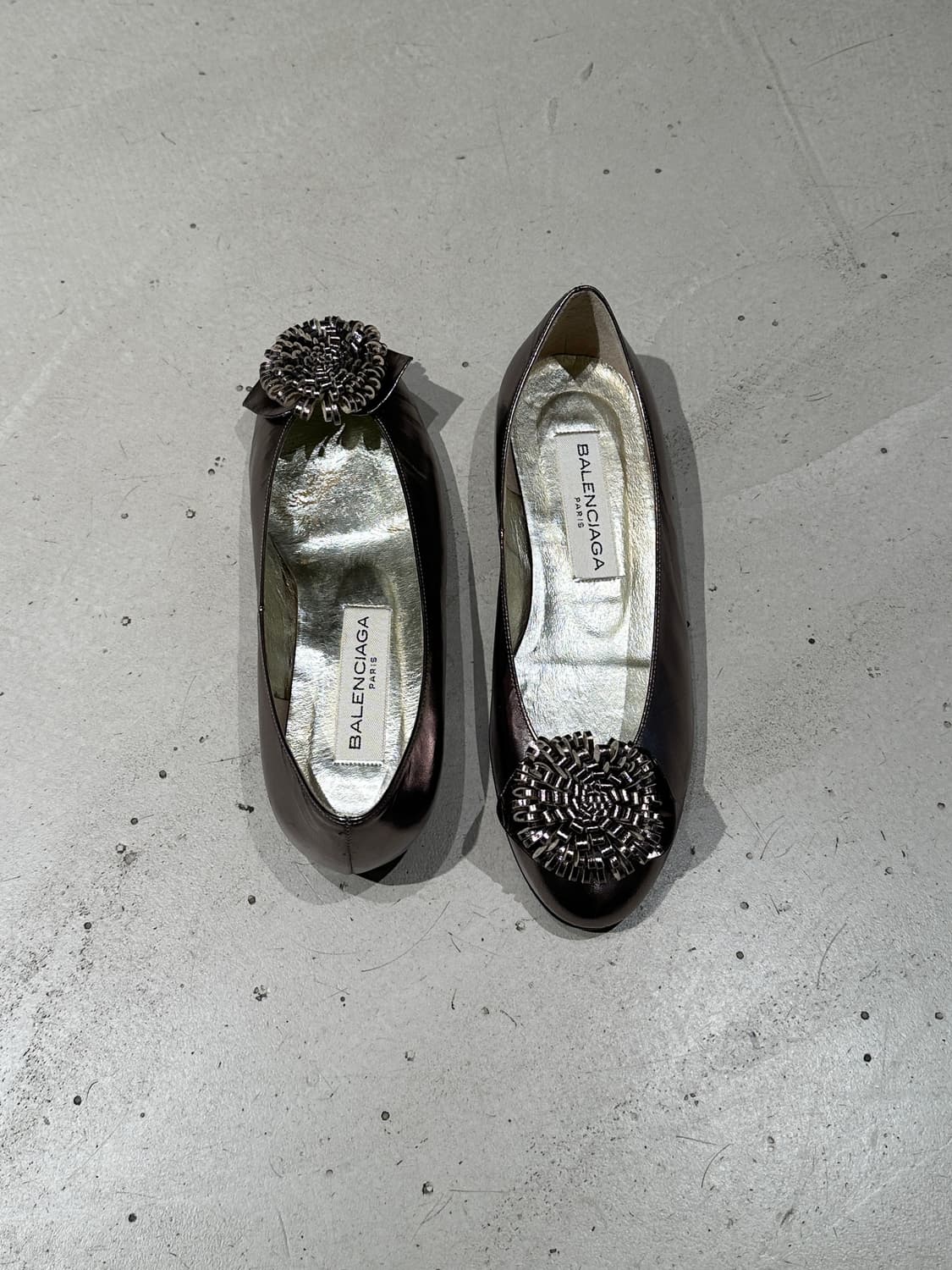 Balenciaga Paris vintage flower flats 상품이미지3