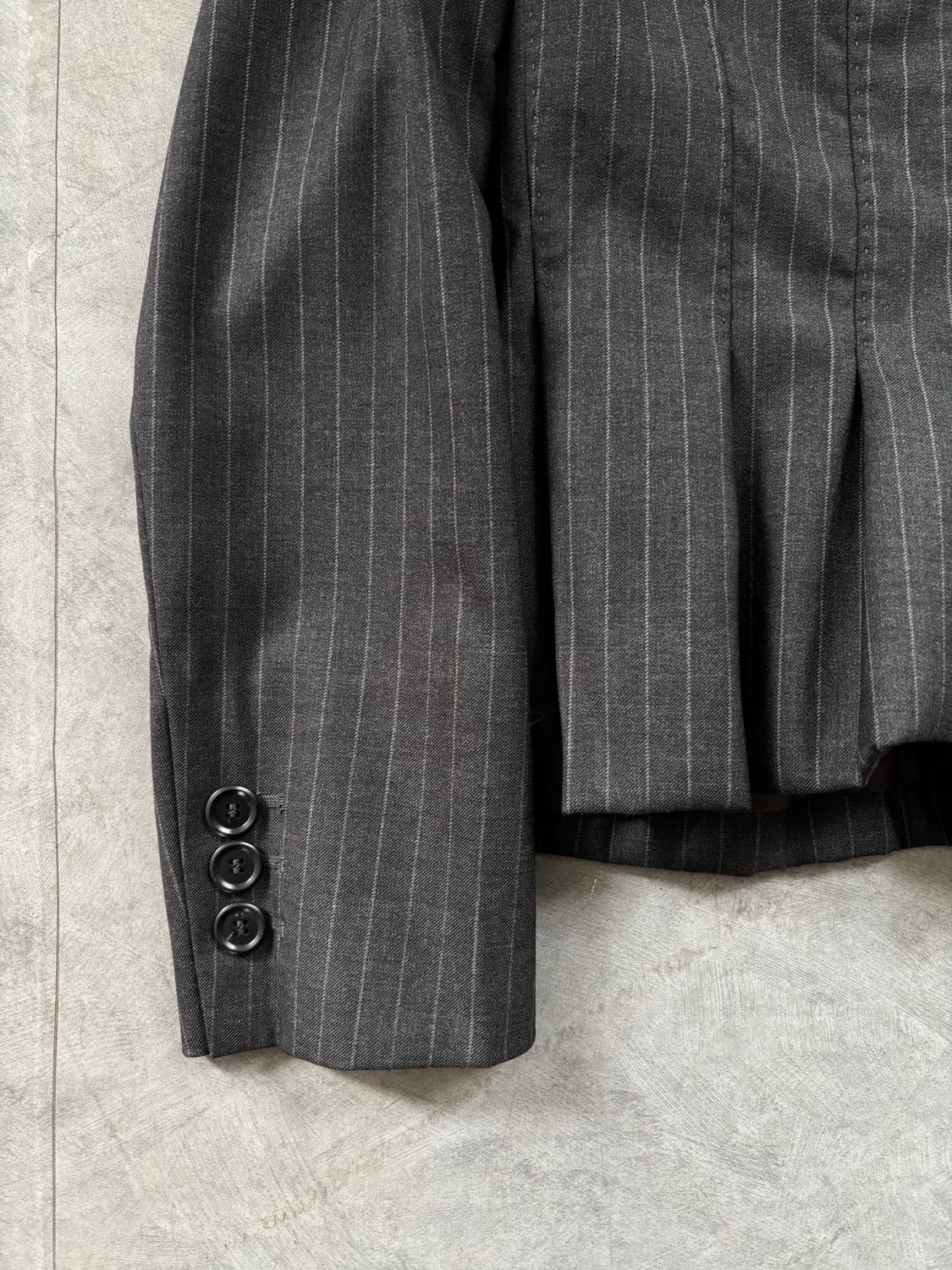 Moschino 모스키노 07FW 차콜 핀스트라이프 셋업 상품이미지5