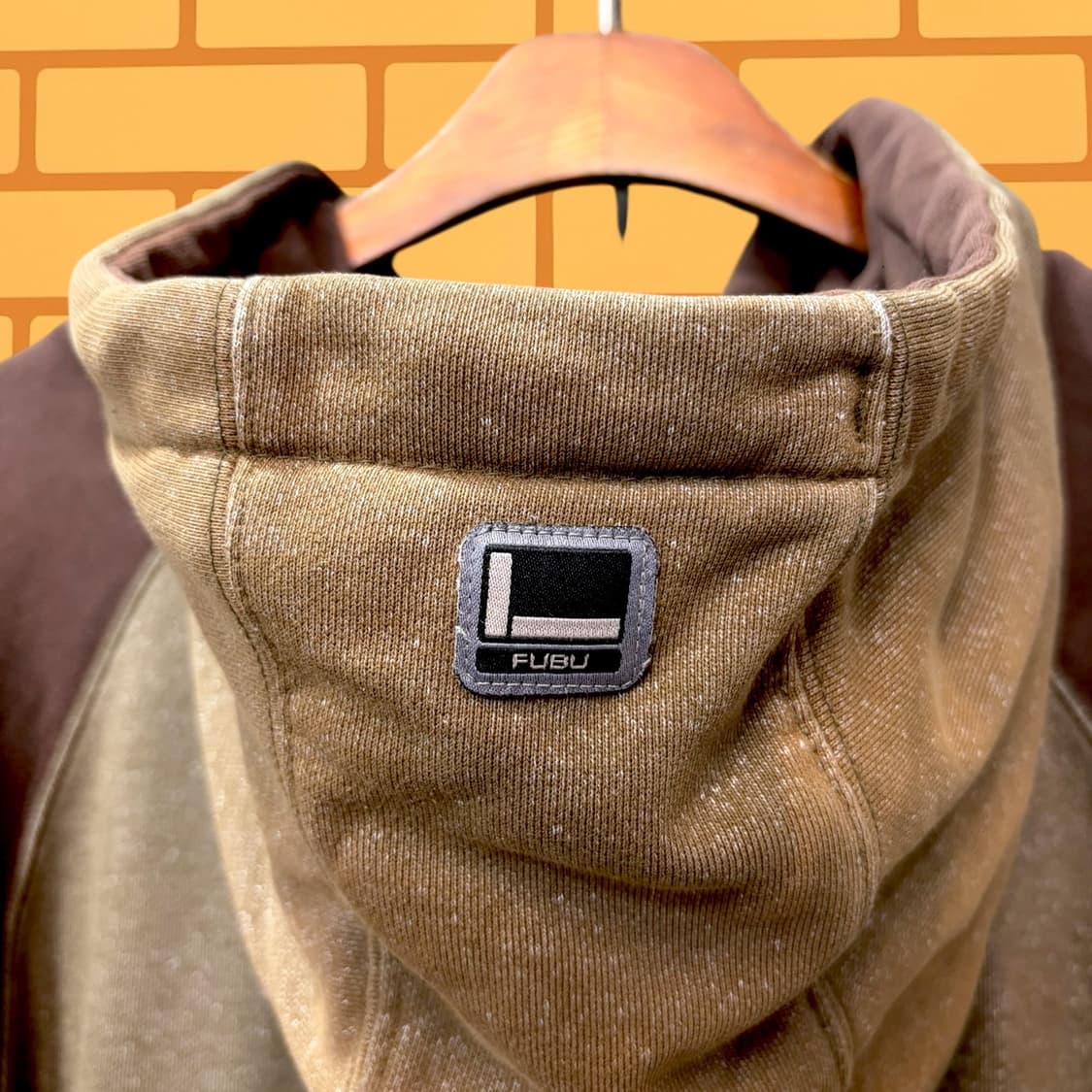 후부 FUBU 더 컬렉션 빈티지 스웩 후드 티셔츠 (XL) 상품이미지5