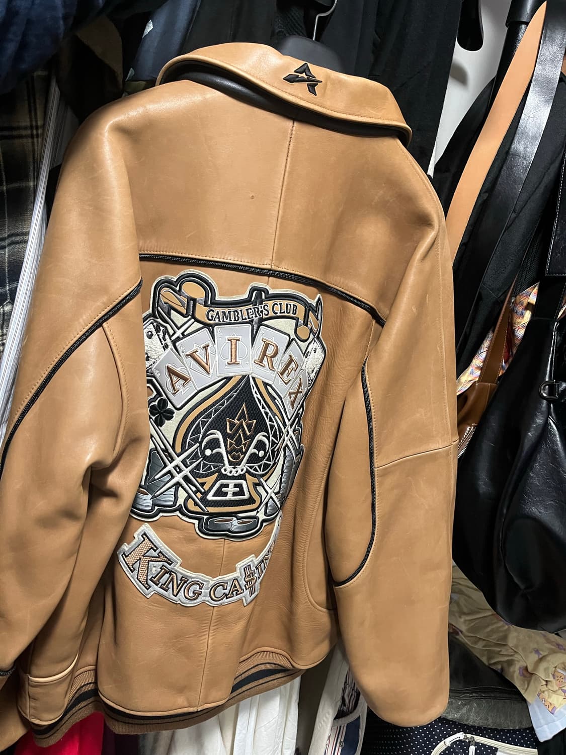 아비렉스 레더 바시티 상품이미지2