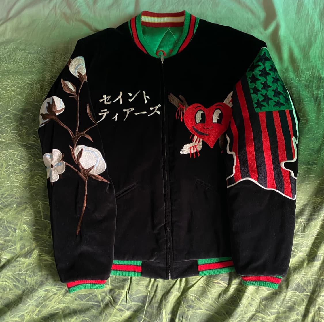 세인트 미카엘 리버시블 스카쟌 수베니어 자켓 상품이미지2