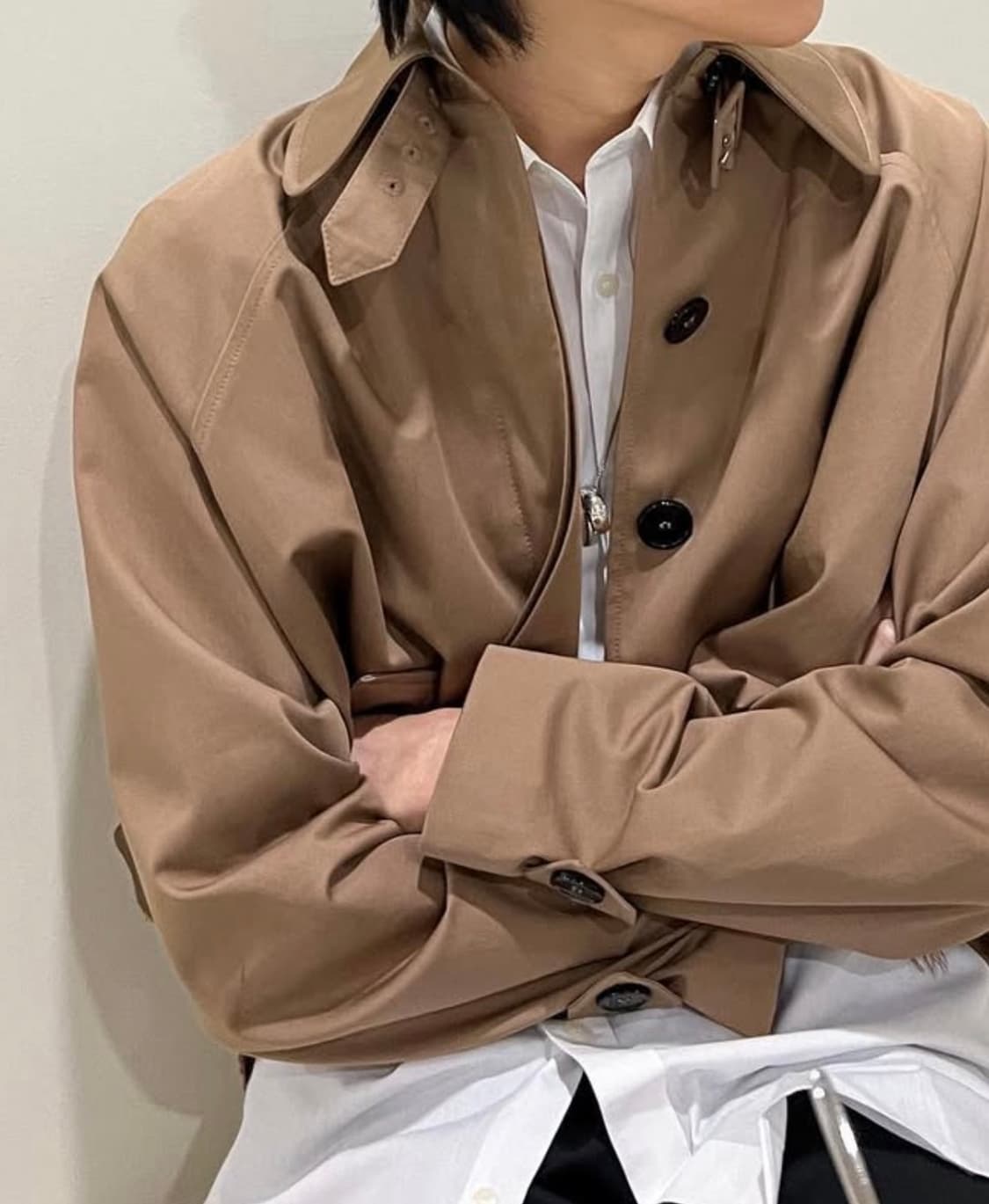 mm6 숏 트렌치코트 상품이미지7