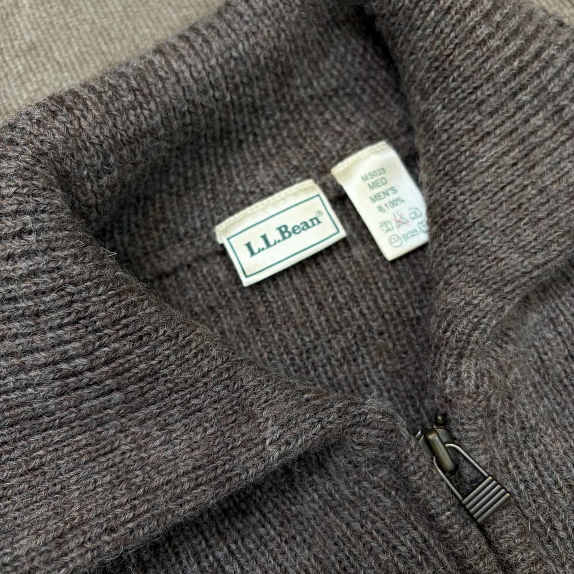 90s L.L.Bean 엘엘빈 울 집업  상품이미지2