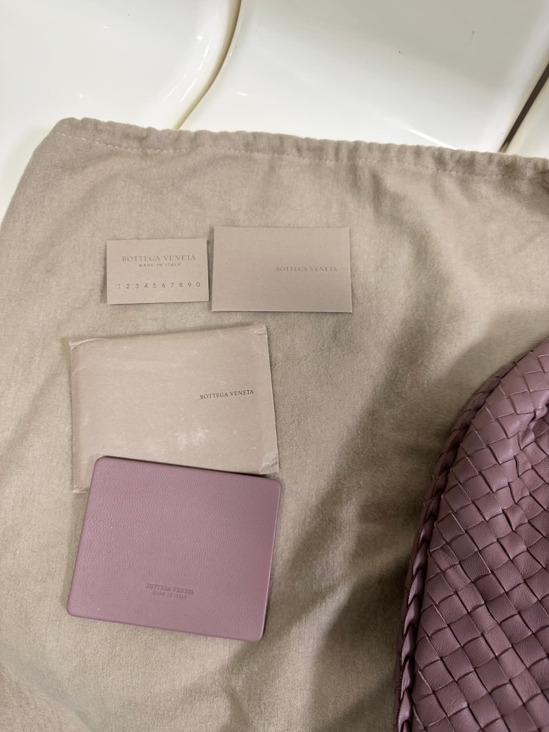 [A+ 정품] 보테가베네타 호보백 스몰 인디핑크 상품이미지7