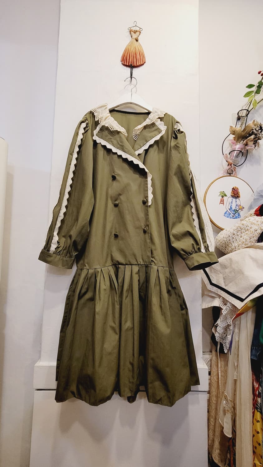 수입 벌룬 레이스 원피스 상품이미지6