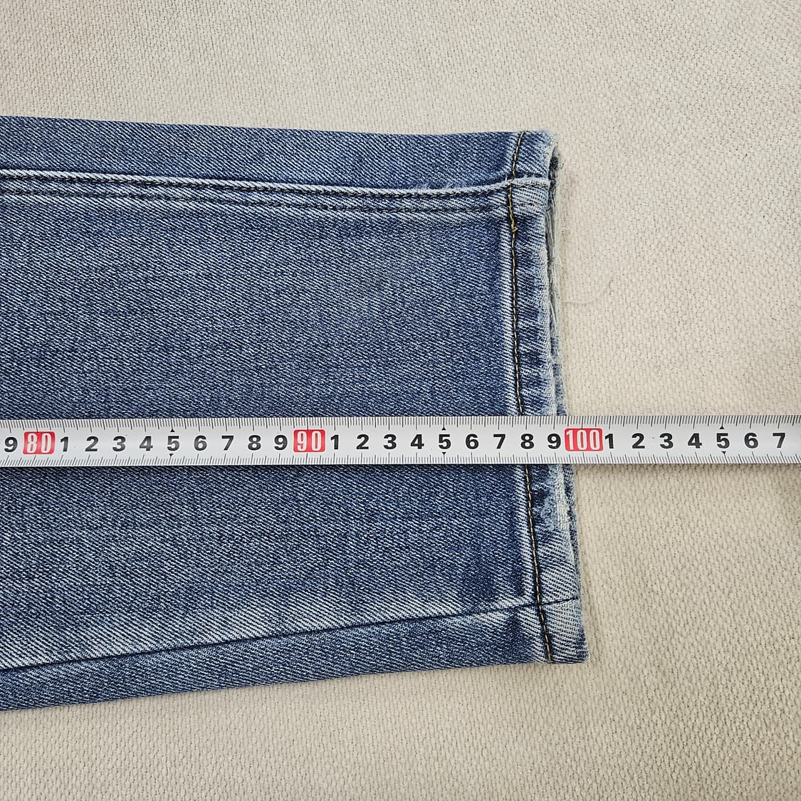 실측확인 빈티지 패치 데님 팬츠 0622Y 상품이미지9