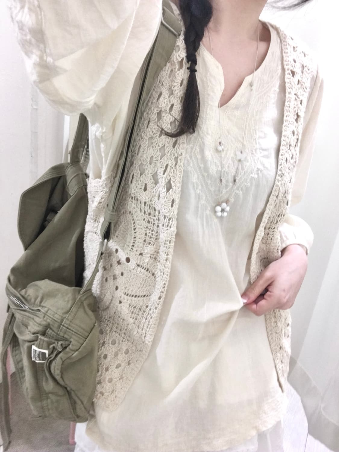 Hippie Embroidered Blouse 상품이미지1