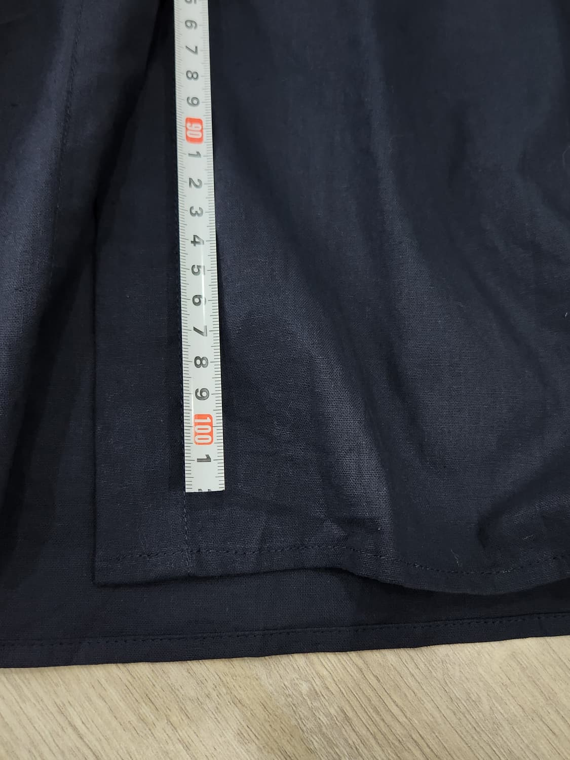 [F] 새상품 더오픈 세일러 카라 롱 원피스 네이비 상품이미지8