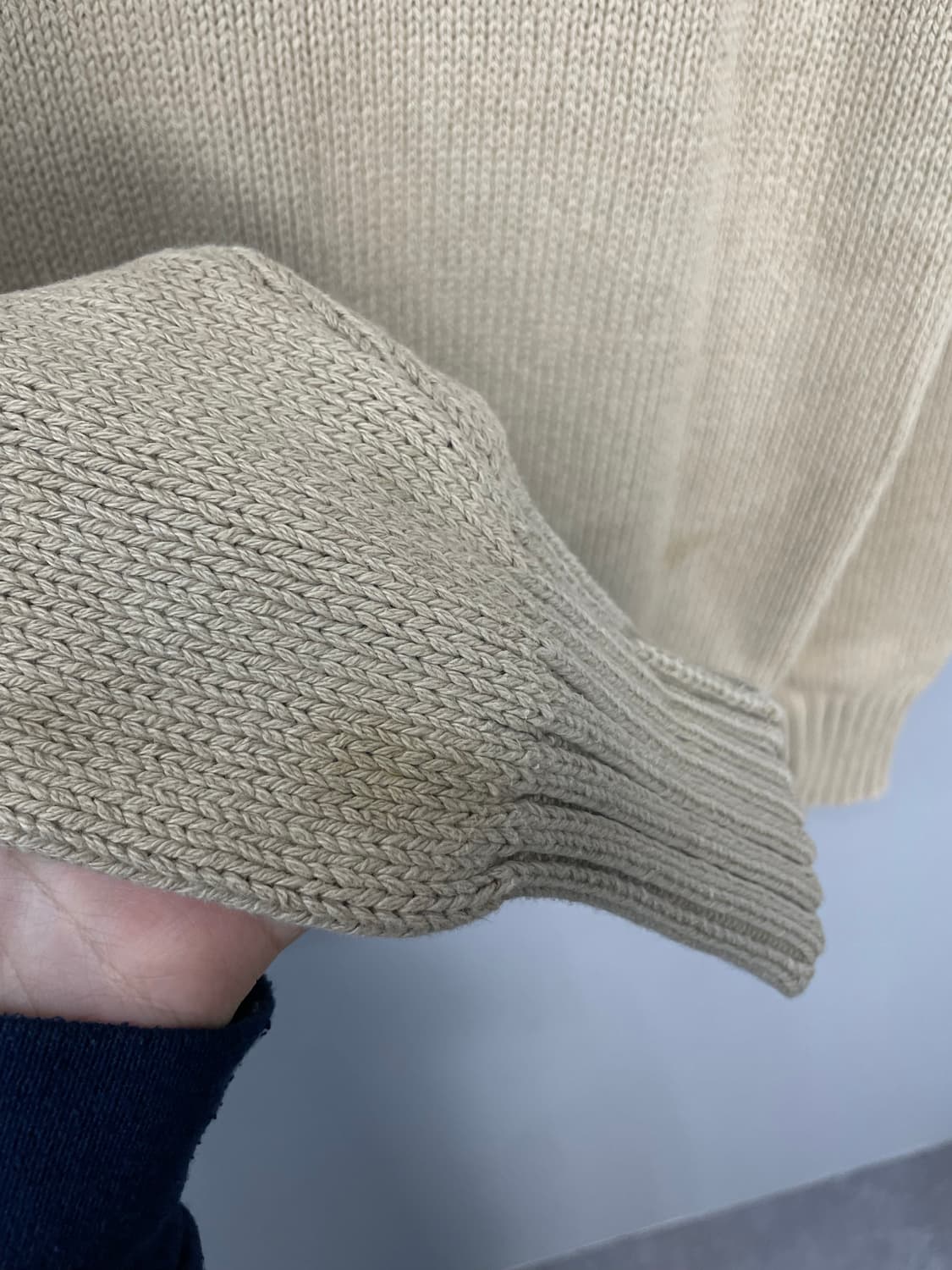 폴로 랄프로렌 베이지 브이넥 니트 H1529 상품이미지6