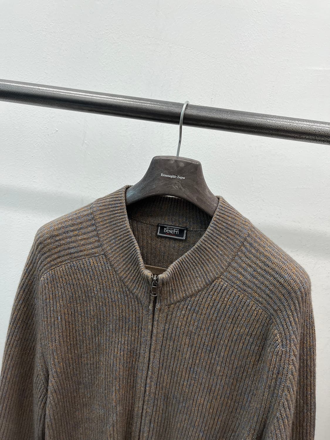 115) 조르지오베네티 캐시미어 니트집업  상품이미지2