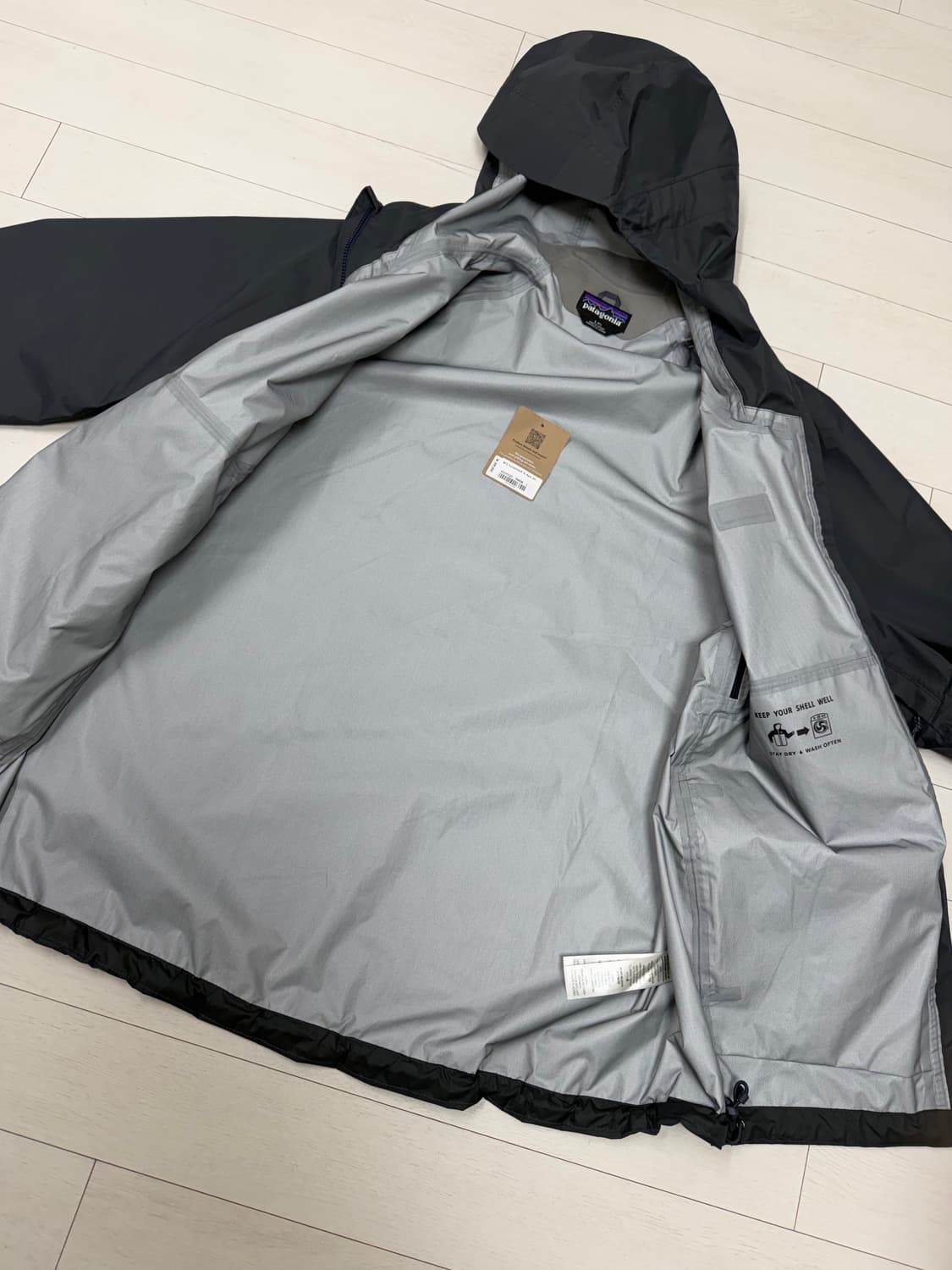 파타고니아 토렌쉘  스몰더블루 L 사이즈  상태 9.7/10  크림에서도 상품이미지6