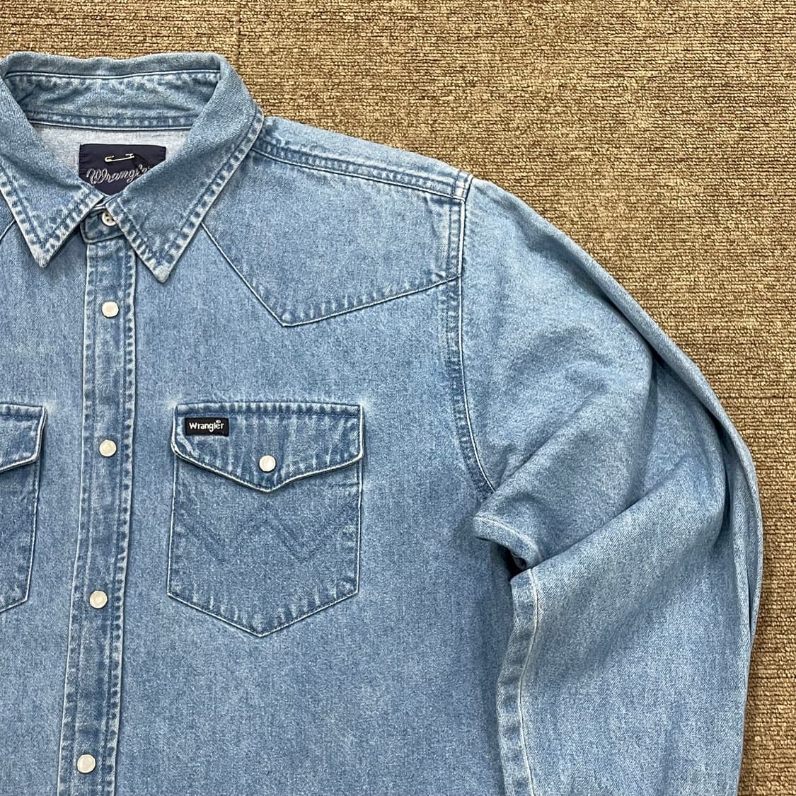 (2XL) Wrangler 랭글러 웨스턴 데님 셔츠 상품이미지4