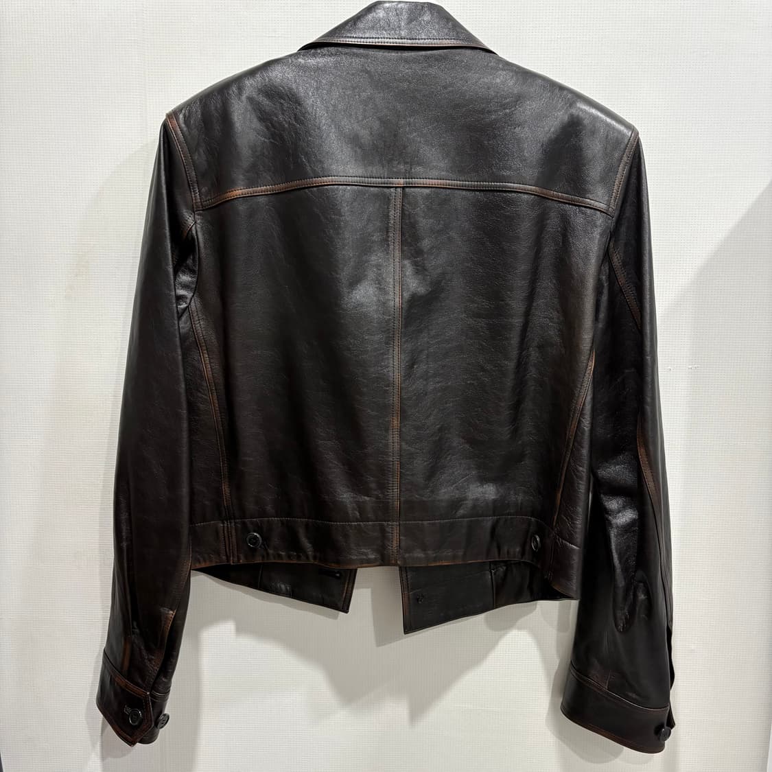 렉토 22FW 밀리터리 레더 자켓 상품이미지2